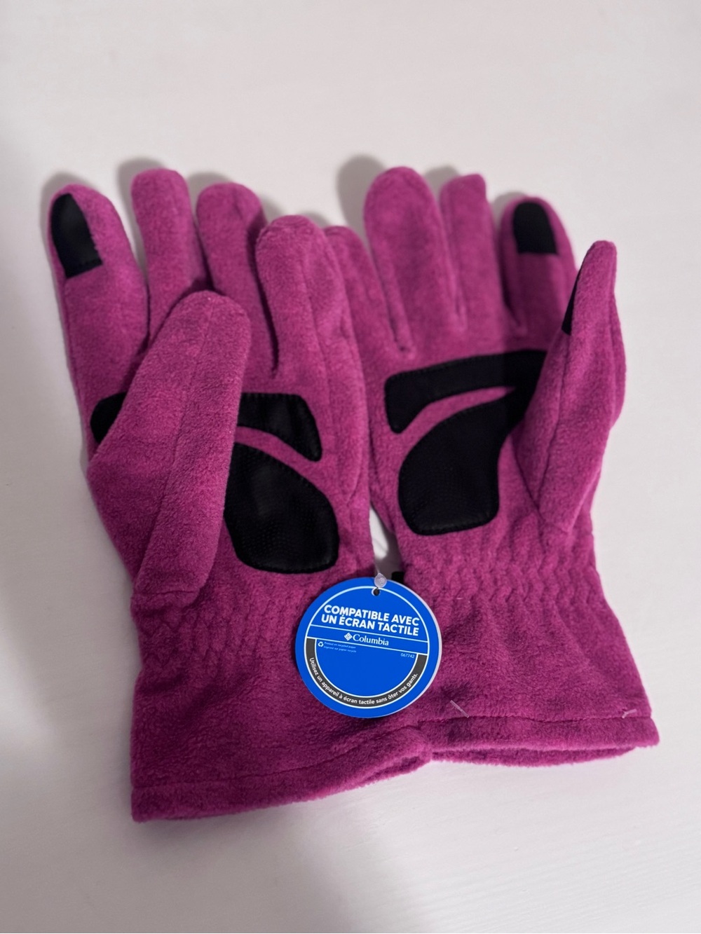 Columbia Berry Fleece Touchscreen Gloves NWT